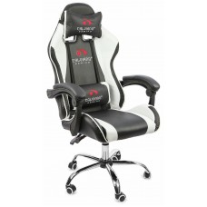 Кресло вибромассажное Сalviano ASTI ULTIMATO black/white/black