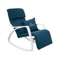 Кресло-качалка Calviano Comfort 1 синее